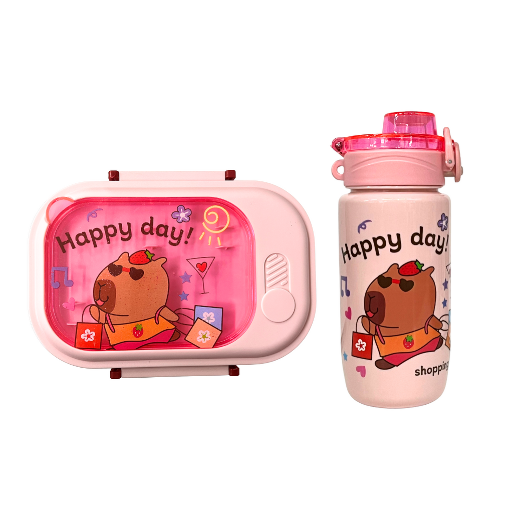 Set Lonchera + Botella Infantil