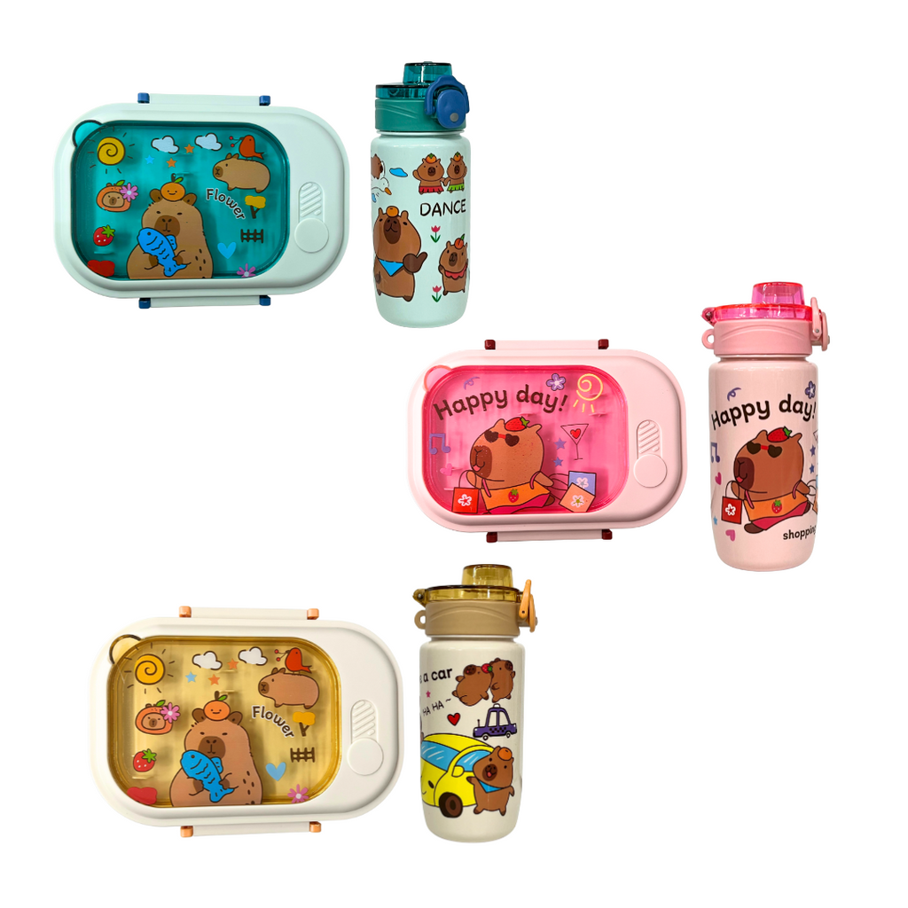 Set Lonchera + Botella Infantil