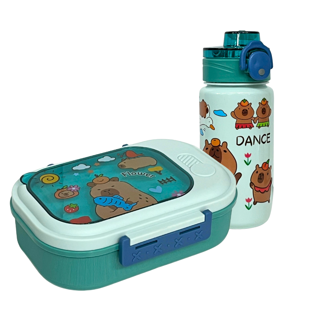 Set Lonchera + Botella Infantil