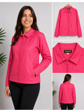 Campera Para Lluvia Fucsia