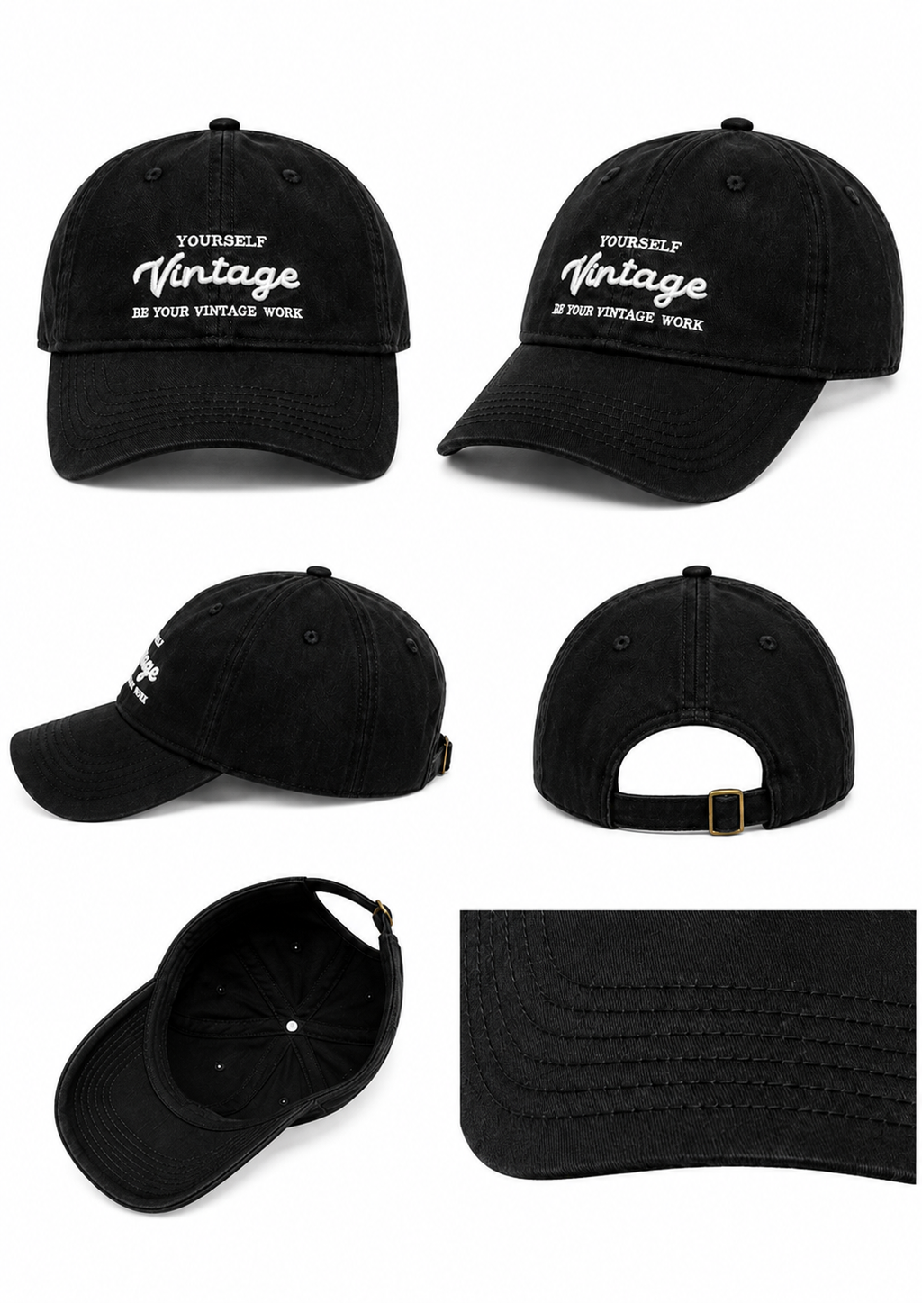 Visera Curva YOURSELF Vintage