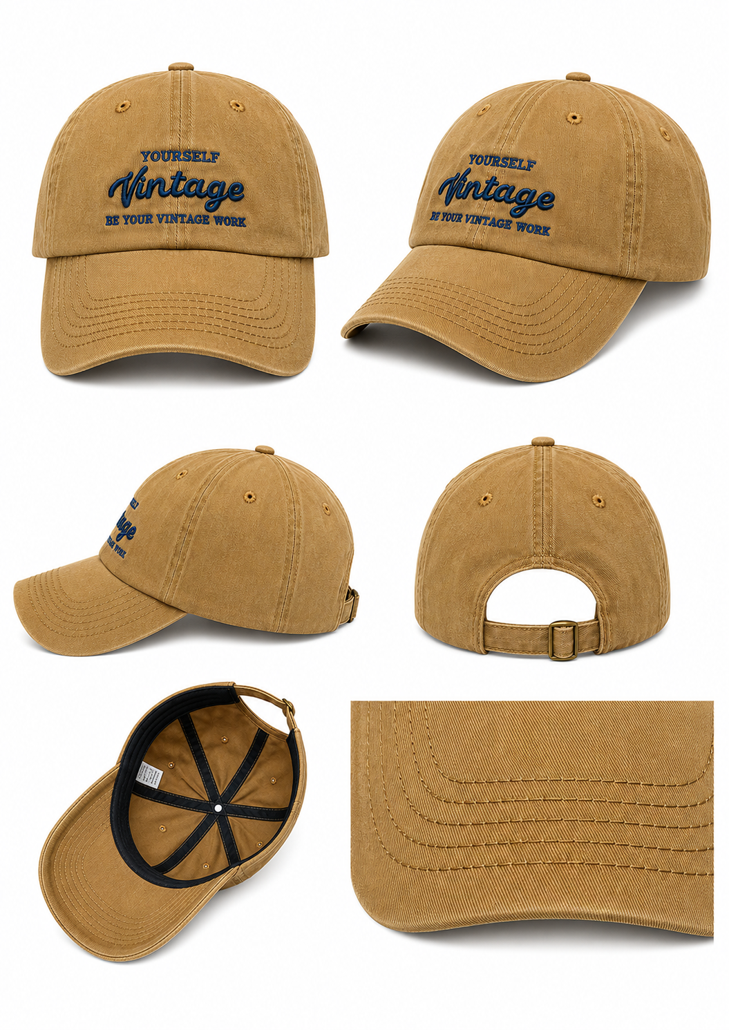 Visera Curva YOURSELF Vintage