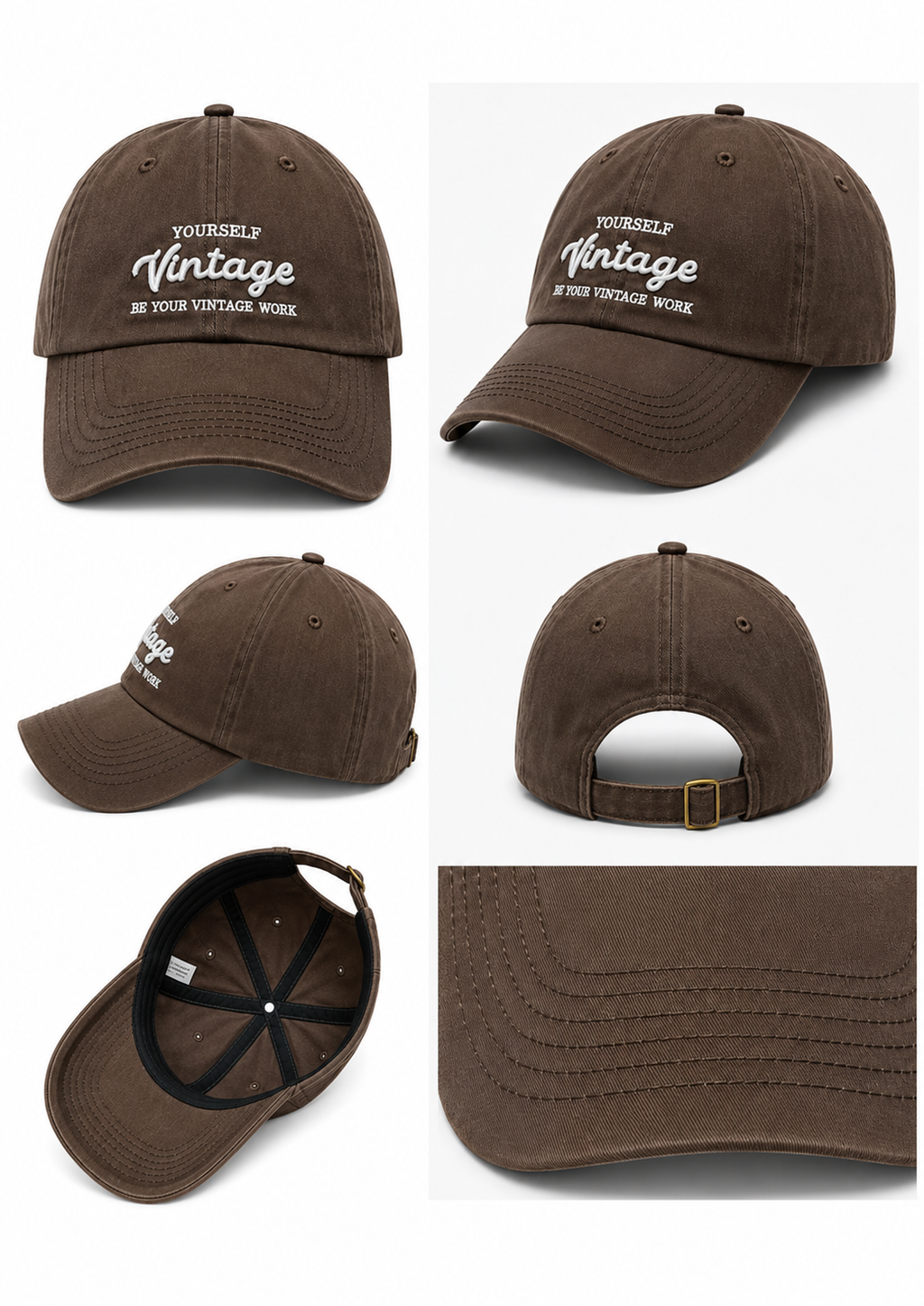Visera Curva YOURSELF Vintage