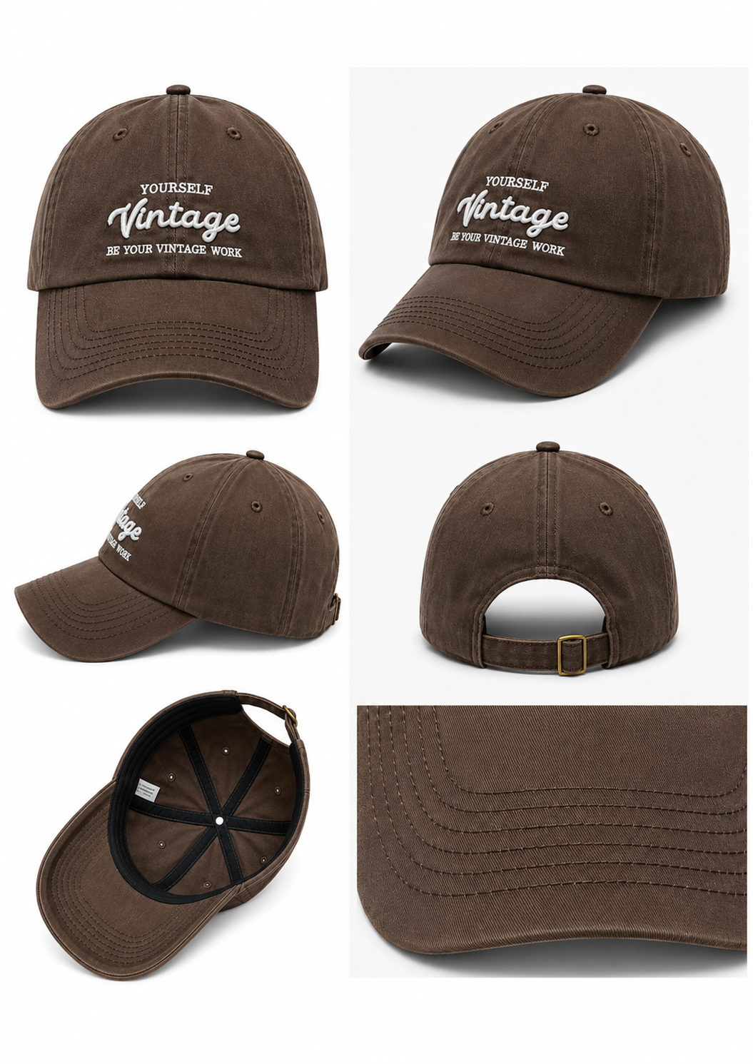 Visera Curva YOURSELF Vintage