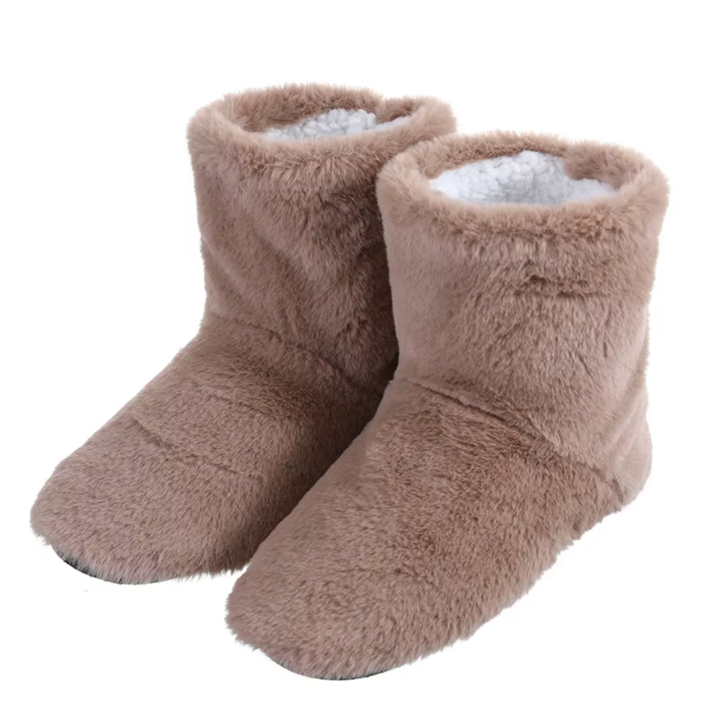 Pantuflas Botines con Corderito
