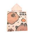 Poncho Toalla De Microfibra Capibara