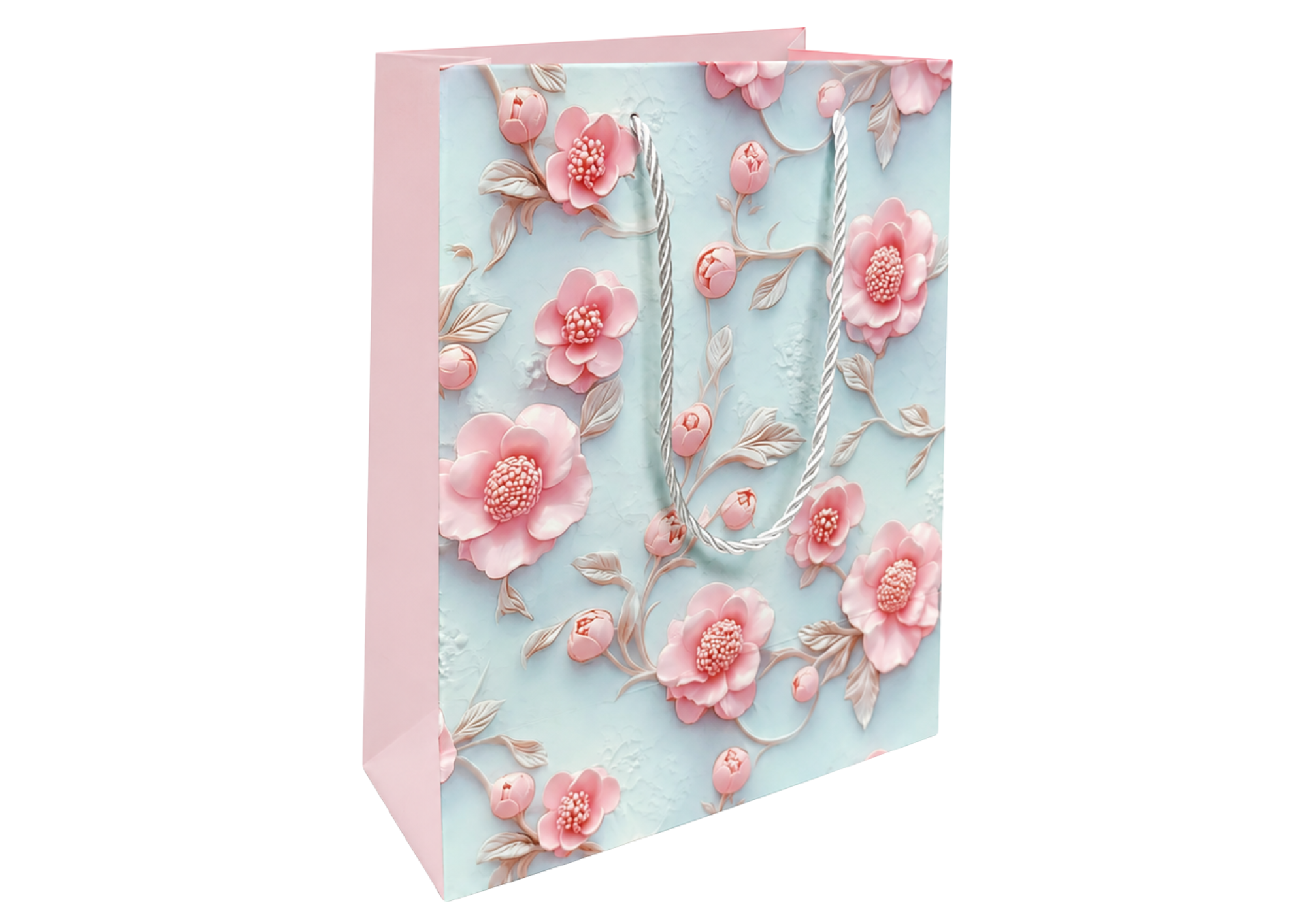 Pack 12 Bolsas Medianas de Regalo – Flores