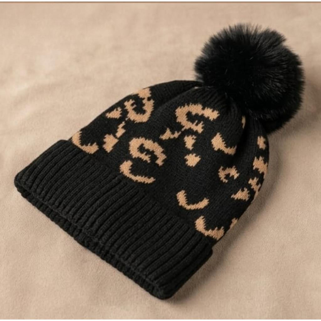 Gorro Tejido Leopardo