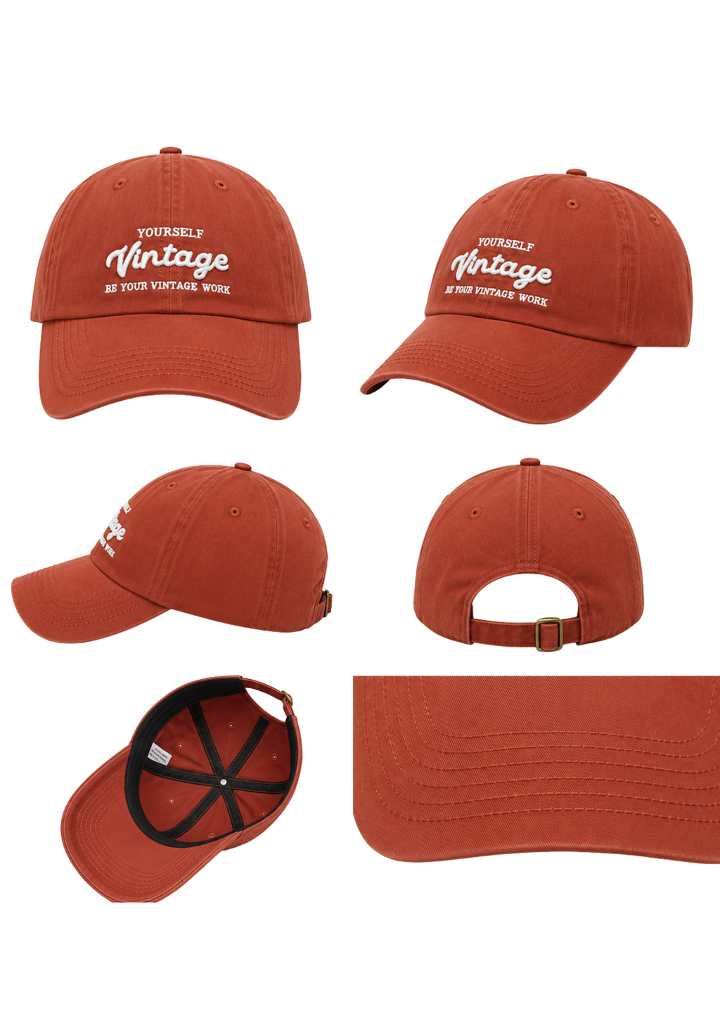 Visera Curva YOURSELF Vintage