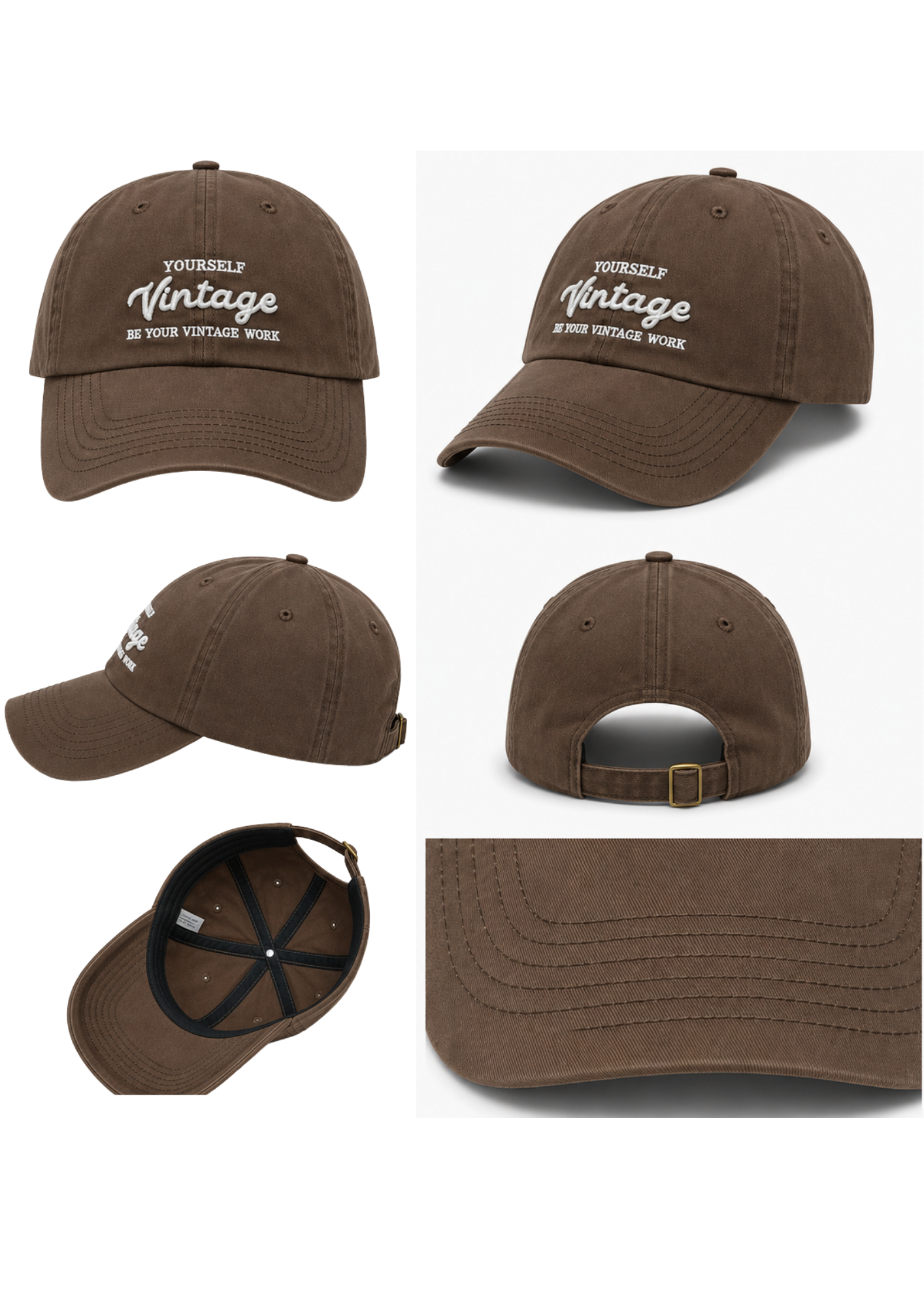 Visera Curva YOURSELF Vintage