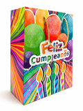 Pack 12 Bolsas Medianas de Regalo–Cumpleaños
