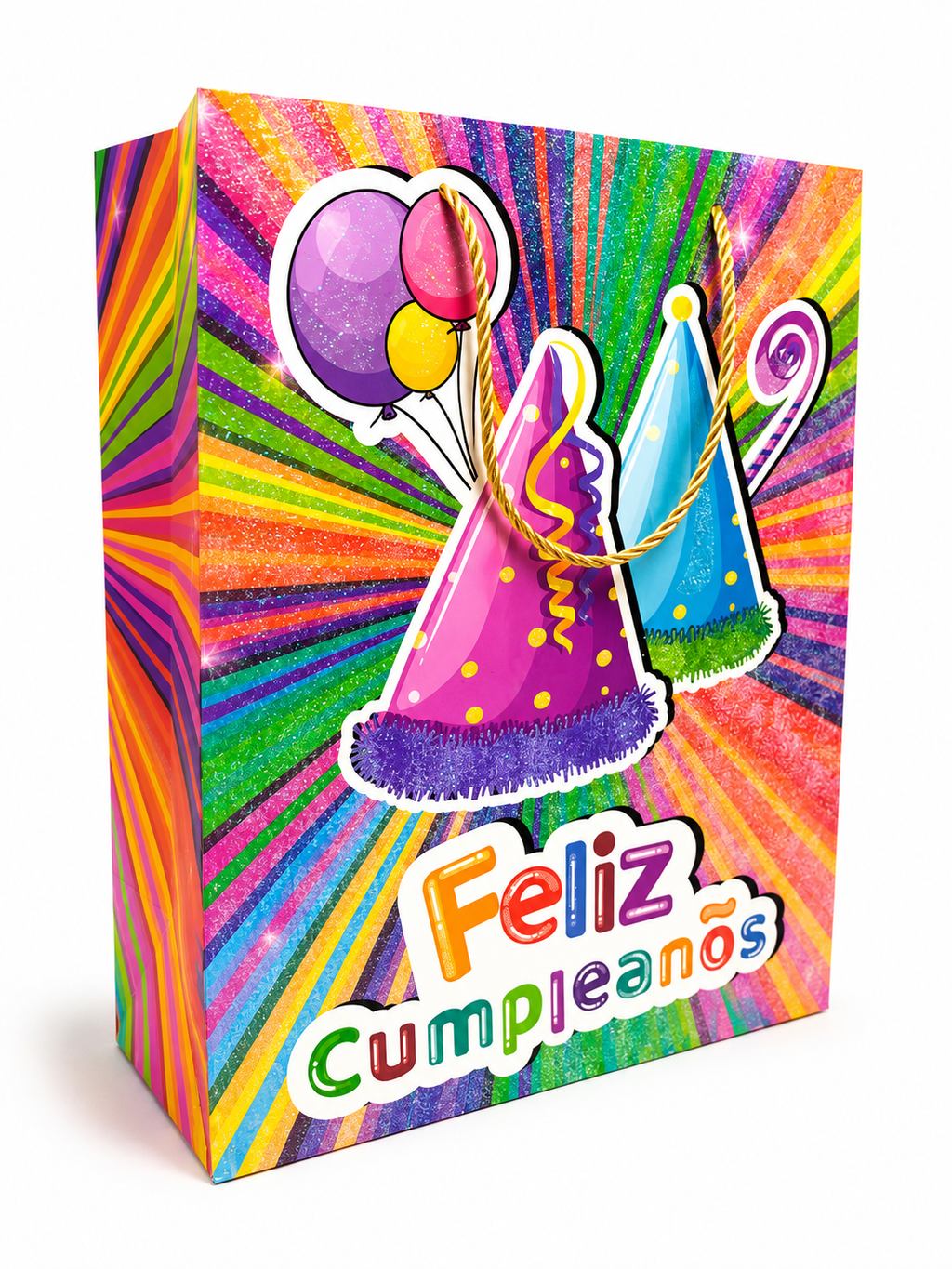 Pack 12 Bolsas Medianas de Regalo–Cumpleaños