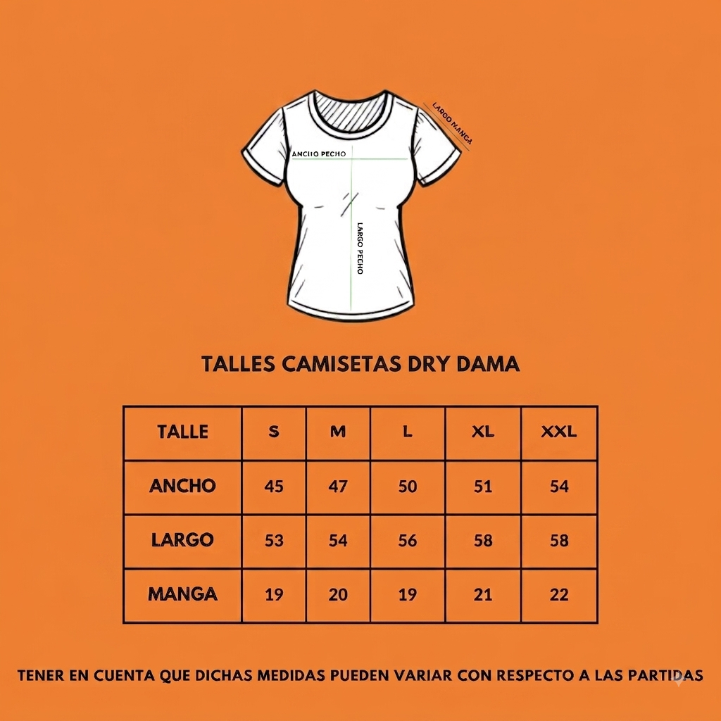 Camiseta DryFit Dama Terracota