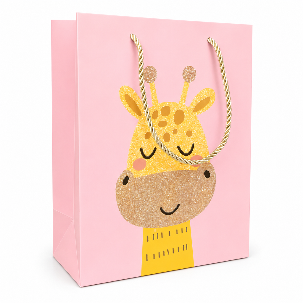 Pack 12 Bolsas Grandes de Regalo – Animales Brillos