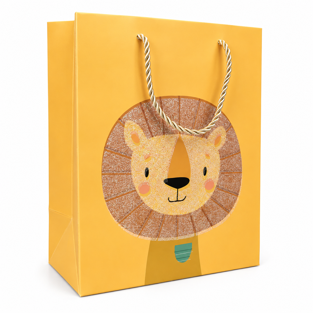 Pack 12 Bolsas Grandes de Regalo – Animales Brillos