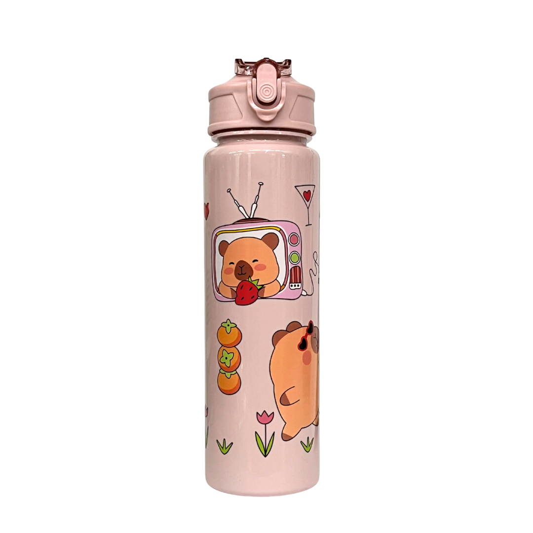 Botella Infantil Capibara Pico Push