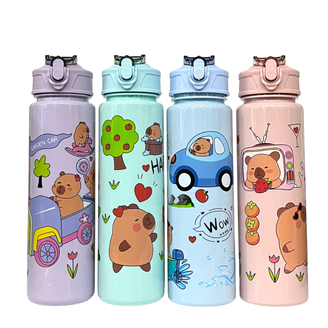 Botella Infantil Capibara Pico Push