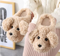 Pantuflas de Peluche Caniche Color Beige