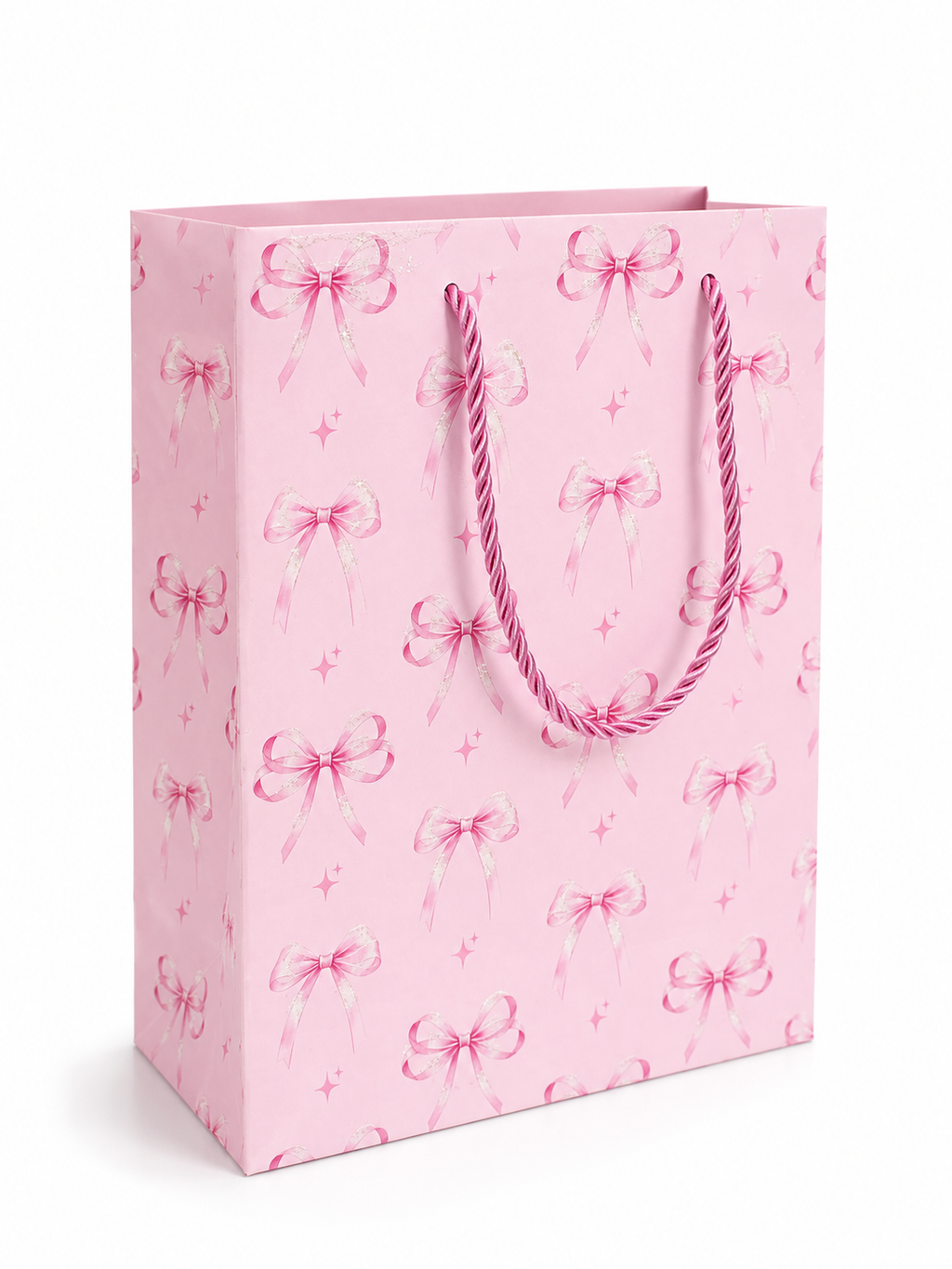 Pack 12 Bolsas Grandes de Regalo-Lazo Pink
