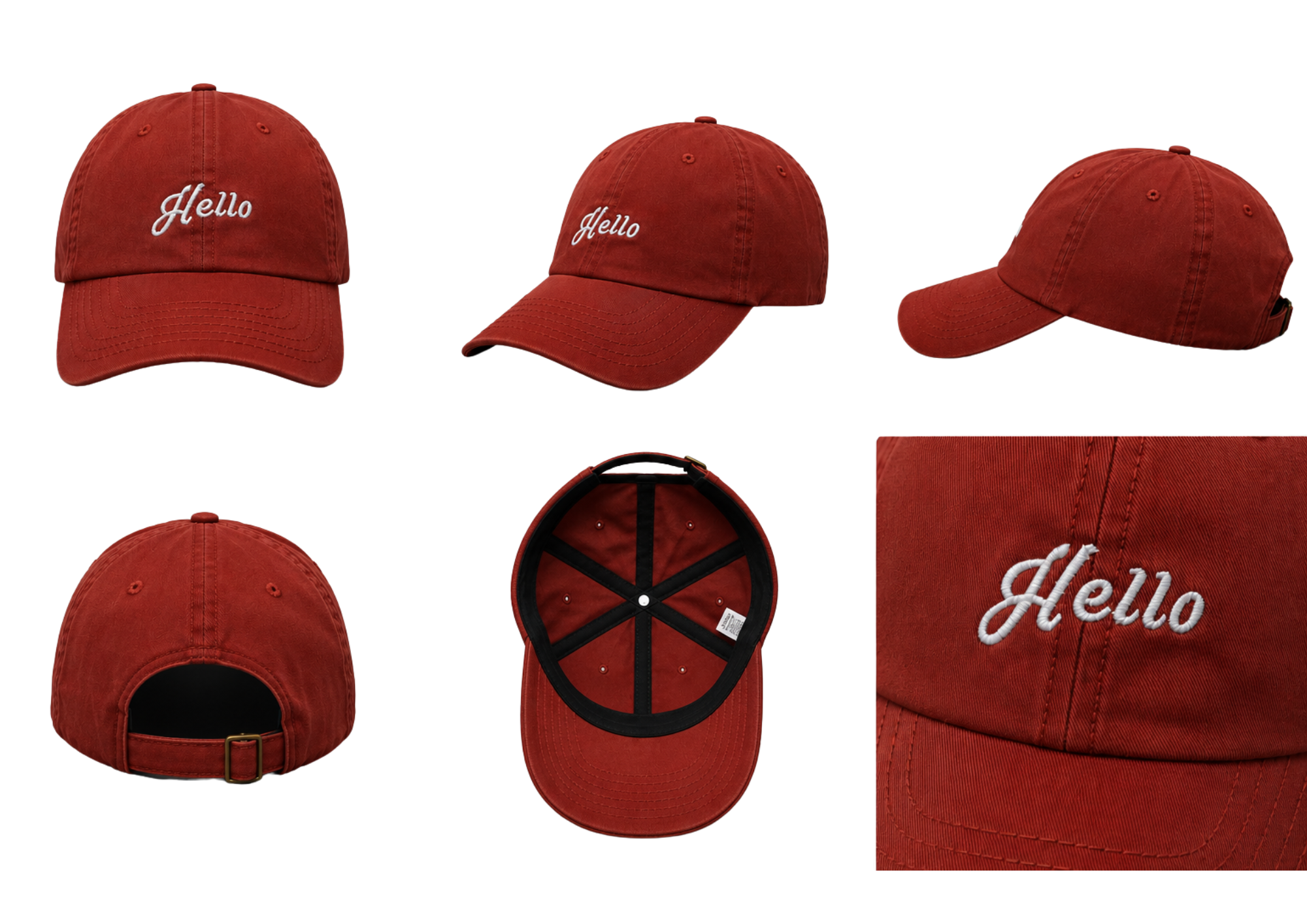Visera Curva Hello