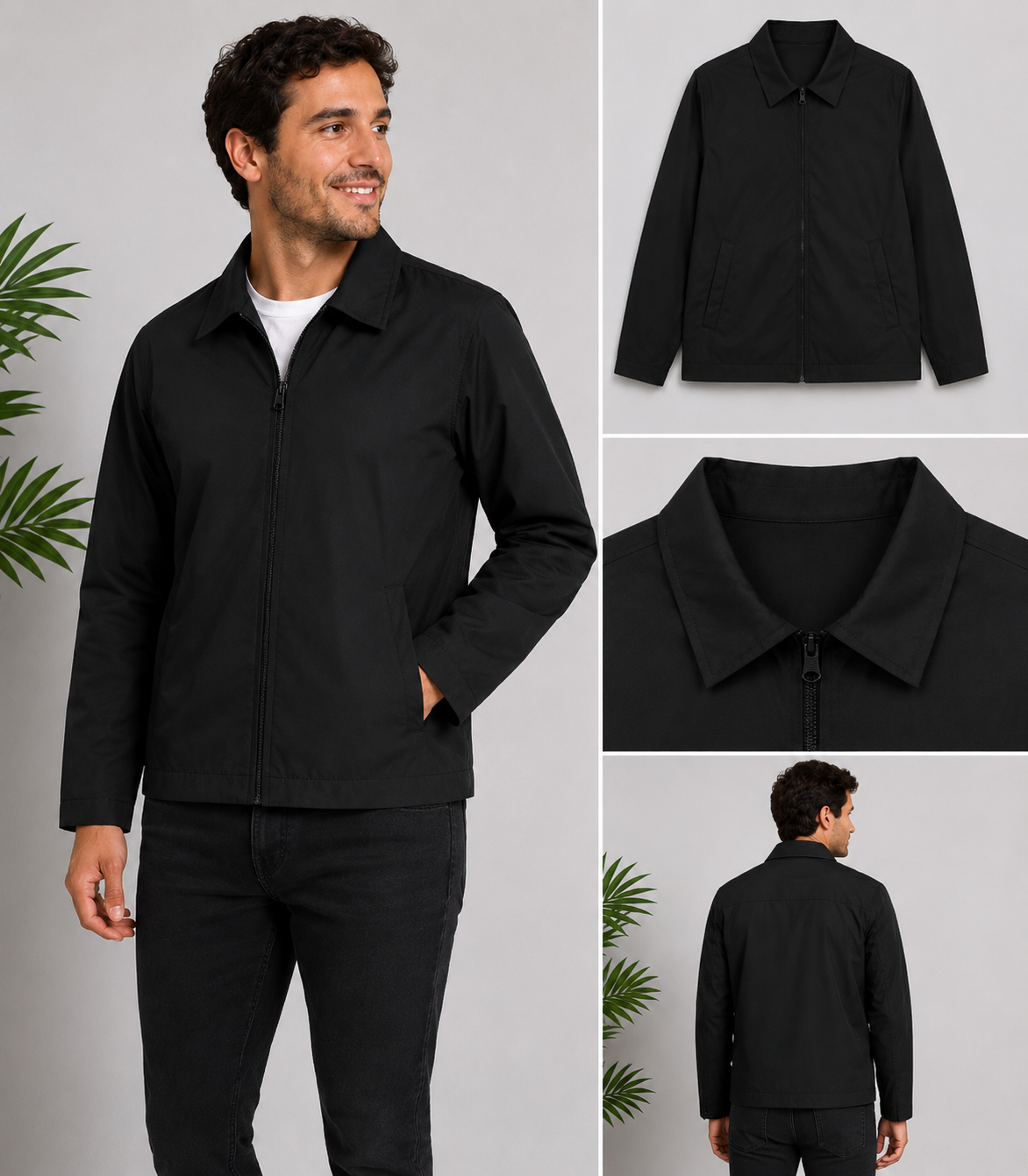 Campera Para LLuvia Negra