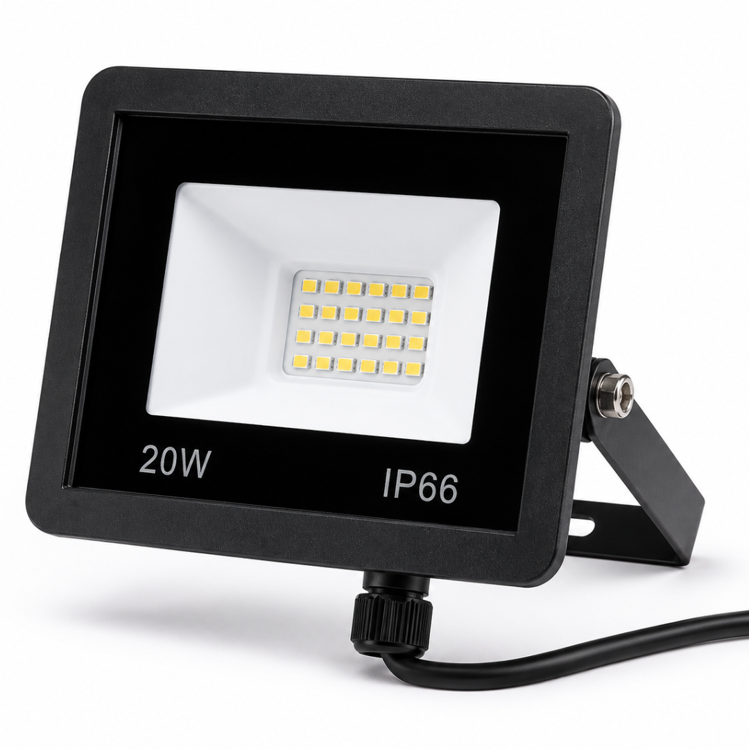 Reflector LED SMD 20W Exterior IP66 Luz Fría 6500K