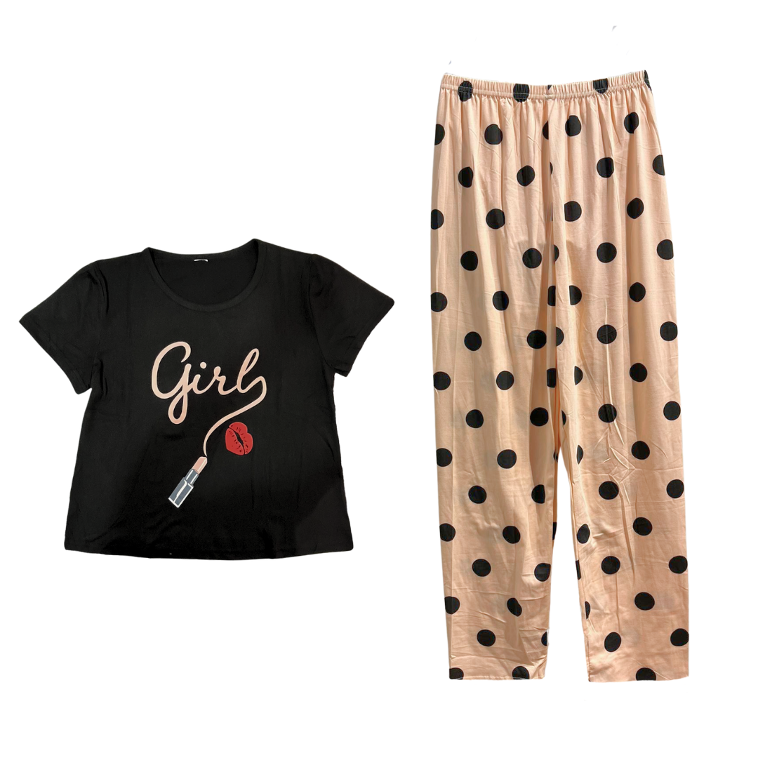Conjunto Pijama Dama Dos Piezas