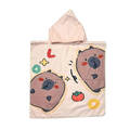 Poncho Toalla De Microfibra Capibara