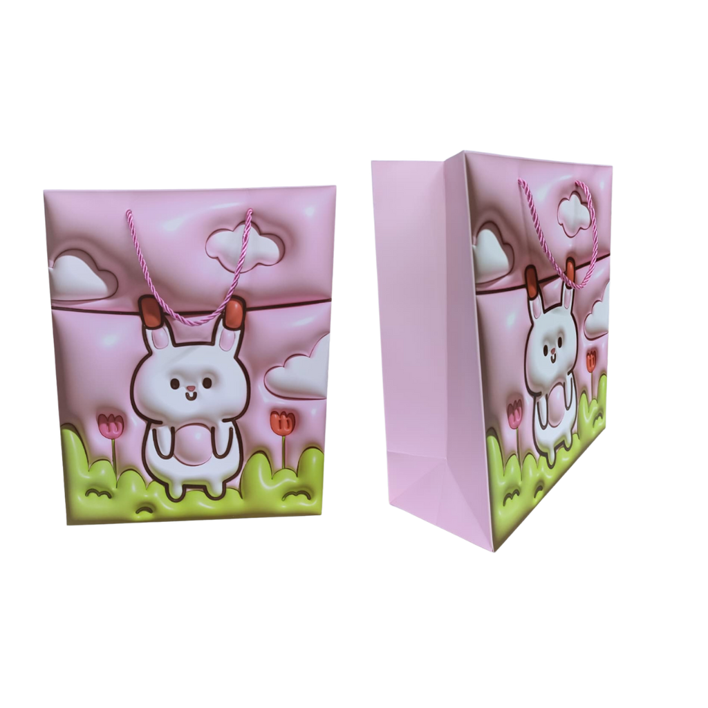 Pack 12 Bolsas Medianas de Regalo-Colección "Soft 3D" Animalitos