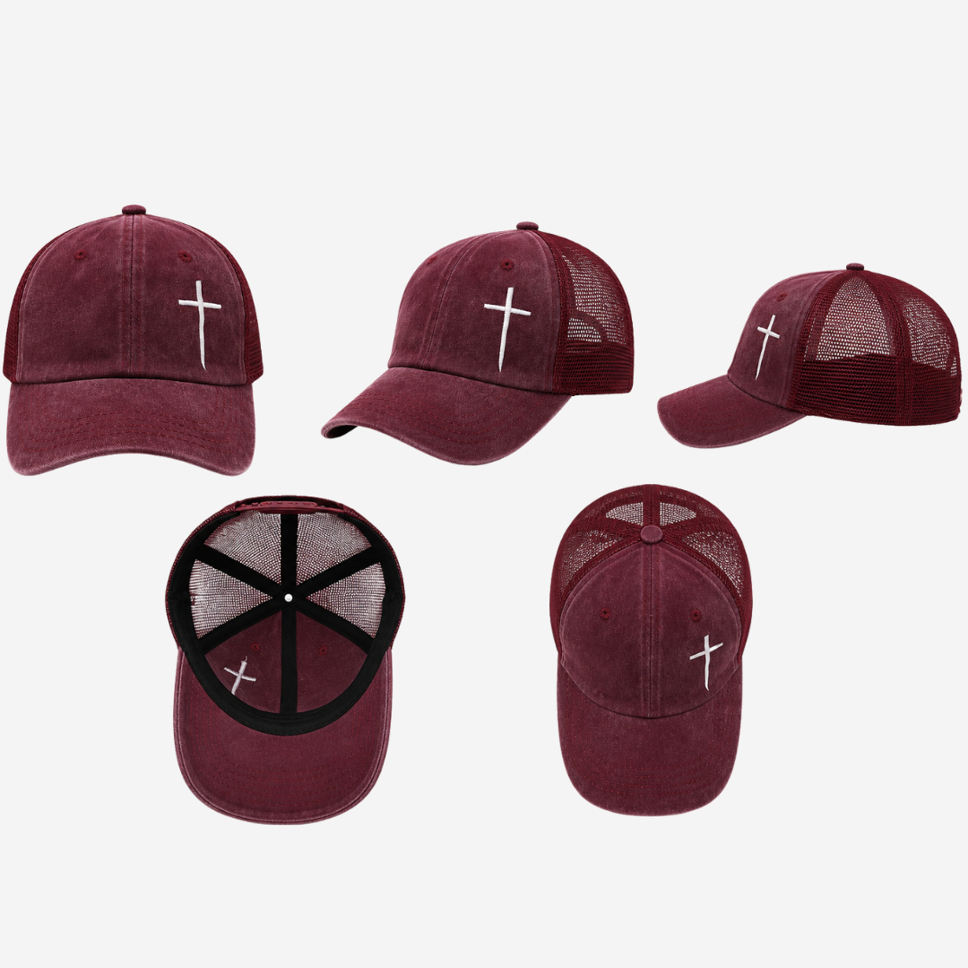 Visera Curva de Rejilla Cruz
