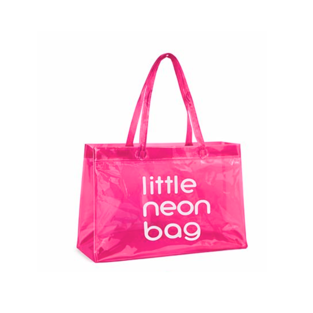 Bolso Pvc Transparente Neón