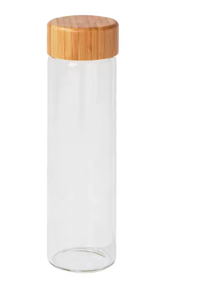 Botella de Vidrio Transparente 800 ml