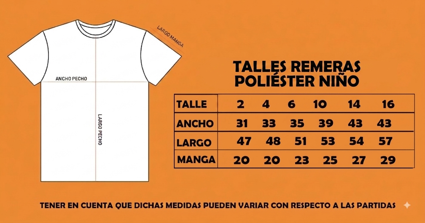 Camiseta poliéster niño verde