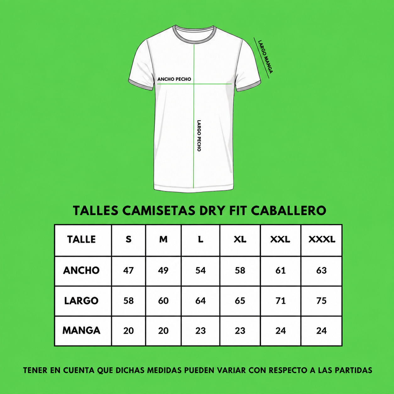 Camiseta DryFit Hombre Azul