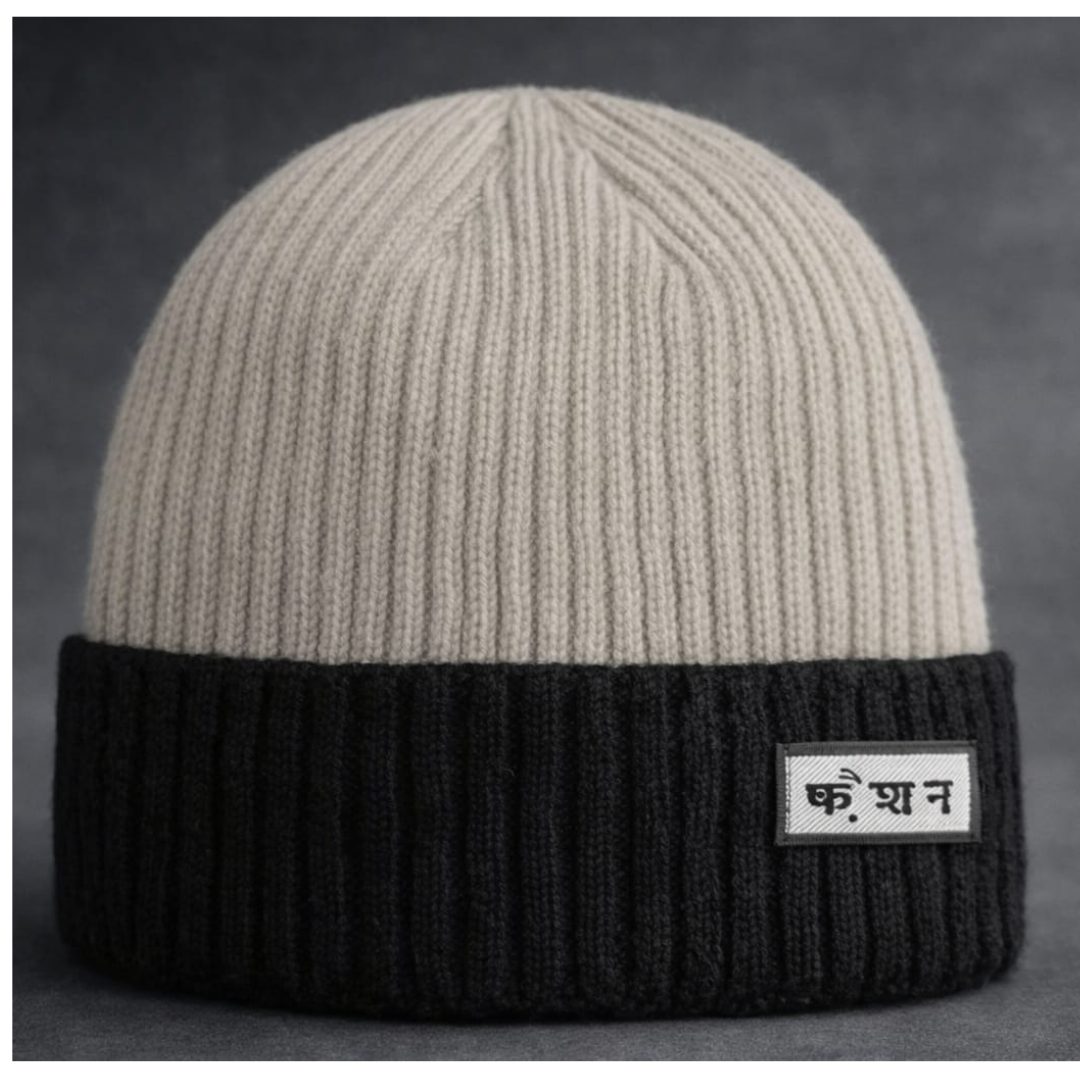 Gorro De Lana "फै श न"