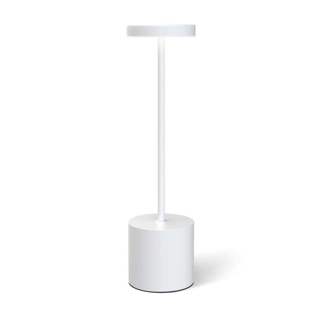 Lámpara Veladora Portátil Blanco - Negro