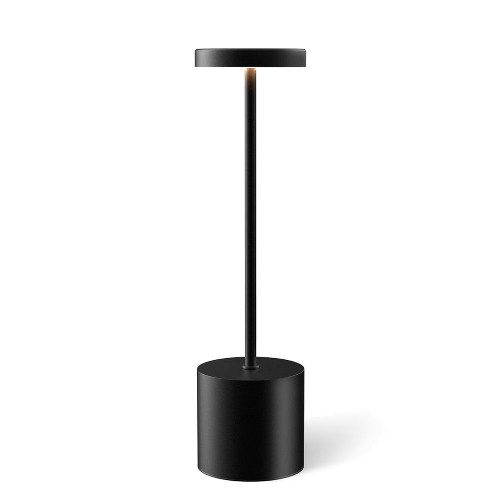 Lámpara Veladora Portátil Blanco - Negro
